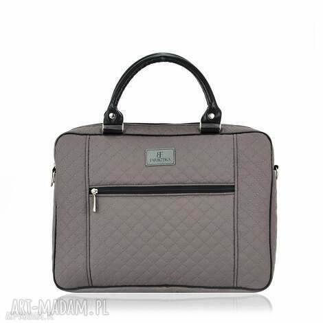 Torba na laptopa 15,6 Farbotka - pikowana choco