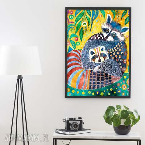 Plakat Kolorowy Szop 50x70 cm - dla dziecka i na ścianę