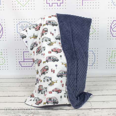 kocyk 135x100 emergency - kocyk minky 100x135, dla dzieci, przedszkolaka