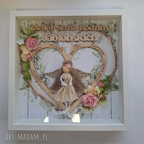 ramka rodzinny anioł stróż