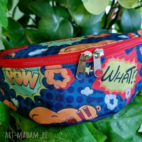 Nerka damska handmade rozmiar mała - komiks, wodoodporna