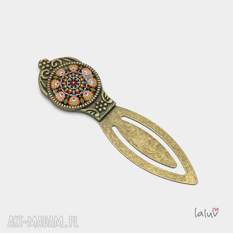 Zakładka do książki YIN YANG handmade - symbol równowagi, prezent dla miłośniczek czytania