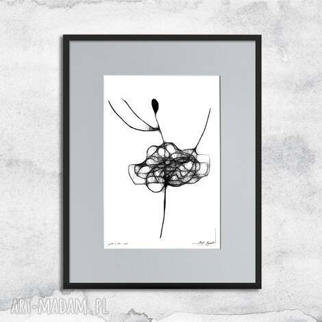 grafika z ramą - nr 92, dekoracja na ścianę, do sypialni salonu, obraz