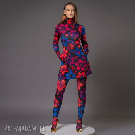 legginstopy - flower power oryginalne, wygodne, efektowne