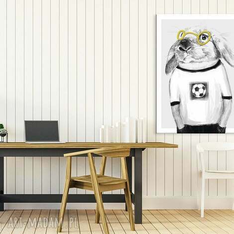 Obraz na płótnie 60x80 cm - Mały Piłkarz, wysyłka w 24h | art-Madam.pl