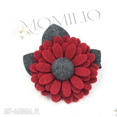 broszka - przypinka, świąta, prezent, broszka kwiatek, nowość