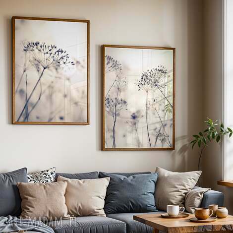 Zestaw plakatów 2x 30x40 cm - Łąka (set241) - natura i kwiaty, bez ram - art-Madam.pl