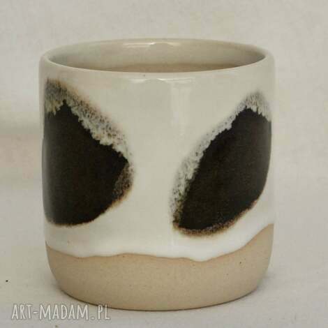 Czarka ceramiczna "Łaciata" 180-200 ml handmade