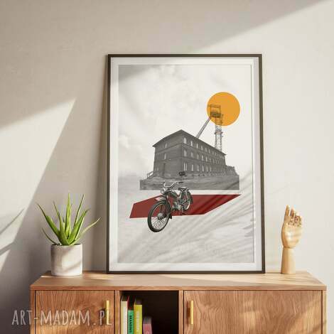 Plakat Śląsk A1 59,4 x 84,1 cm - industrialny loft retro vintage