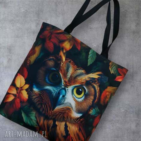 torba zakupowa wodoodporna sowa zakupy, prezent