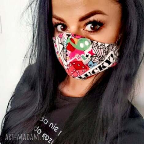 bellafeltro maska,maseczka streetnewstyle z filtrem, komiksy, ochronna