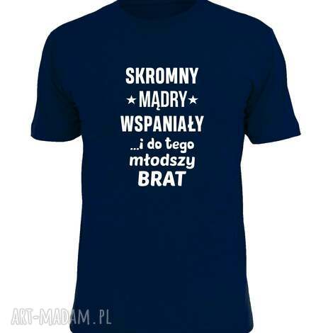 Koszulka z nadrukiem dla brata - prezent na urodziny dla starszego lub młodszego