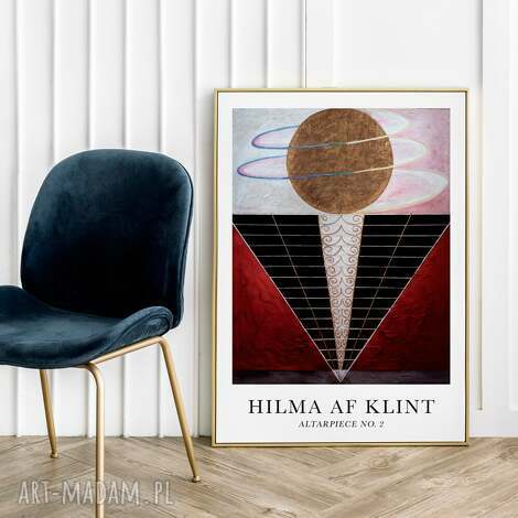 Plakat Hilma af Klint Altarpiecie 50x70 cm - wyrazista dekoracja do salonu