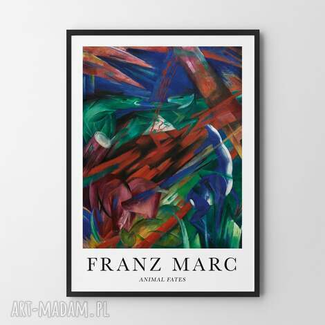 Plakat Franz Marc Animal Fates 30x40 cm - dekoracja ścienna do sypialni