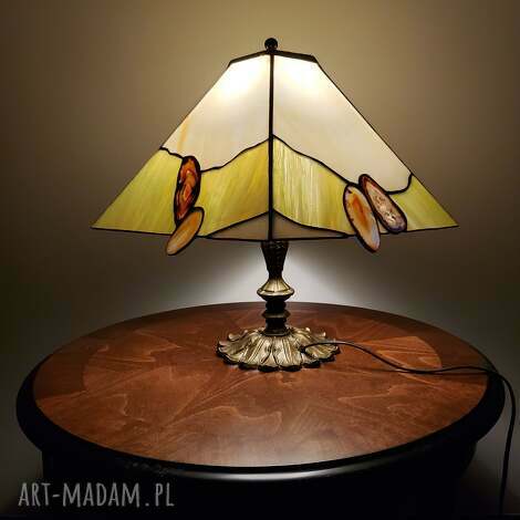lampa z agatami, oświetlenie, spotlight decor glass szkło