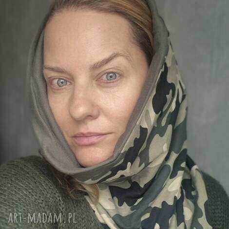 komin moro z dzianiny na podszewce,wymiary 40cm 55cm box A1 ko et fol, woj