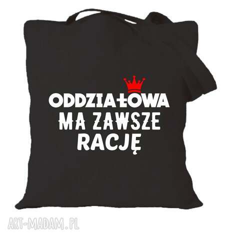 Torba bawełniana z nadrukiem - prezent dla pielęgniarki i położnej