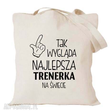 Torba bawełniana z nadrukiem dla nauczycielki - Dzień Nauczyciela