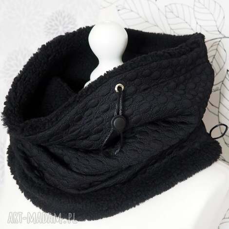 chodelska art studio ciepły komin z regulacją, ciepłą podszewką baranek