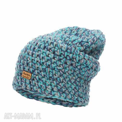 czapka hand made no 049 / beanie szydło z włóczki