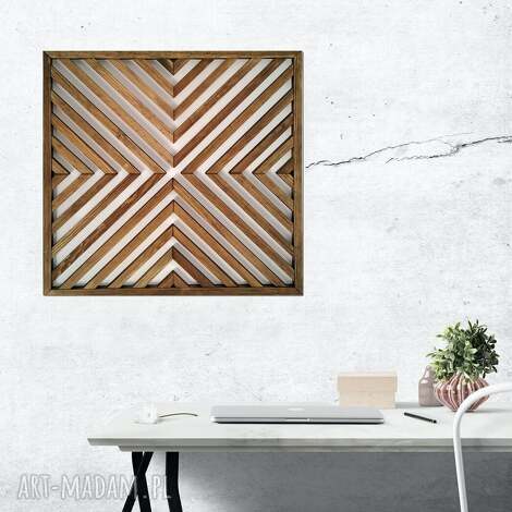 obraz z drewna, dekoracja ścienna /91 - solo ażur / drewniana