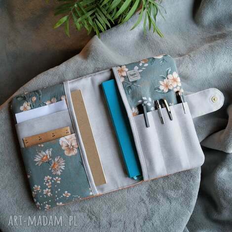 pomarańczowy pikowany organizer pracy prezent, etui