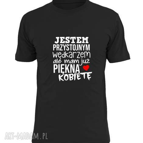 Koszulka z nadrukiem dla wędkarza - prezent najlepszy wędkarz (handmade)
