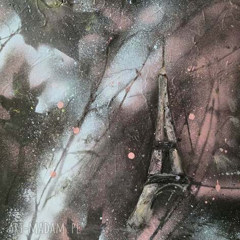 Obraz akrylowy Paris z Wieżą Eiffla 60x40 cm, bez ramy