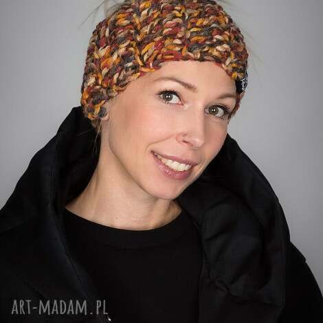 opaska melange 30 - multikolor czapa, na zimę snowboard narty, prezent, upominek