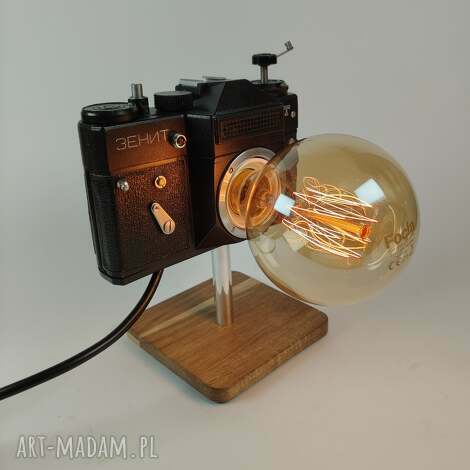 lampka z aparatu oryginalny prezent upominek dla fotografa fotografki - lampka vintage