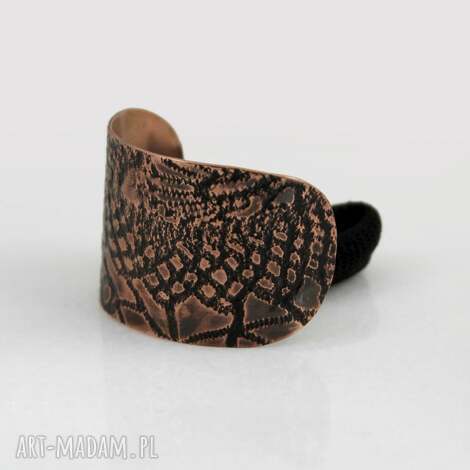 caltha slonecznik - miedziana ozdoba do włosów 2508 06 unikat, biżuteria