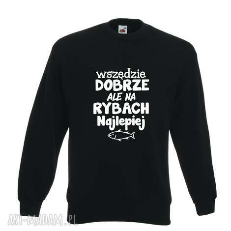 Bluza z nadrukiem dla wędkarza - prezent na urodziny i święta