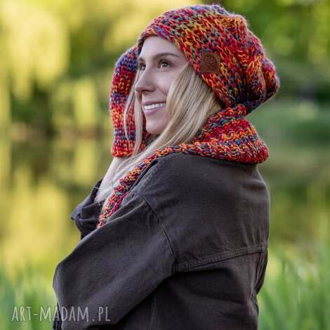 Ręcznie robiona czapka handmade - ciepły dodatek na chłodne dni
