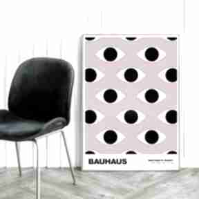 oczy pattern - format 61x91 cm hogstudio na prezent, plakaty, do salonu, modny plakat, bauhaus