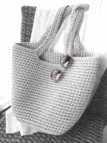 Duża torba typu shopper ręczne sploty torebka ze sznurka bawełn, na ramię, sznurkowe dodatki