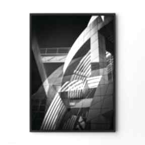 Plakat architecture - format 30x40 cm plakaty hogstudio, czarno biały budynki, miasto