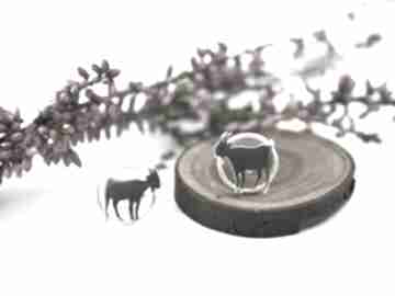 Srebrne kolczyki kozy jachyra jewellery, zwierzęta, natura, koziczka, kózka
