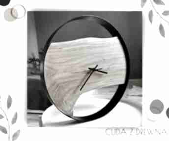 Drewniany zegar. W-stylu loft, nowoczesny, w-obręczy 35 cm. Z-drewna
