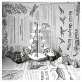 Kompozycja morska ceramika wylęgarnia pomysłów, ryby, łódka, morze