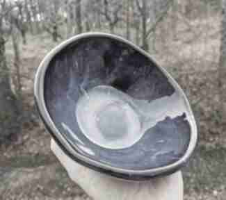 Ceramiczna miseczka z napisem c408 ceramika shiraja miska