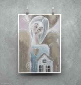 domu plakaty marina czajkowska dom, plakat, stróż, anioł, 4mara, obraz