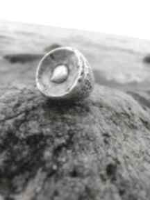 Duży pierścień w stylu boho atelier cykada, prezent dla niej, niepowtarzalny, pierścionek