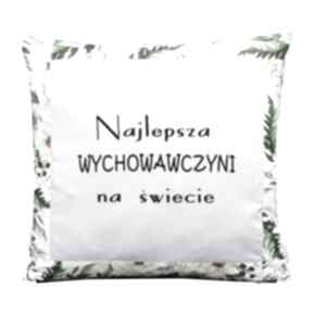 najlepsza na świecie fiolet i kwiaty poduszki majunto wychowawca, dzień nauczyciela, koniec