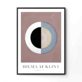 Hilma af klint svanen no 17 - plakat 50x70 cm plakaty hogstudio reprodukcja, sztuka, obrazy