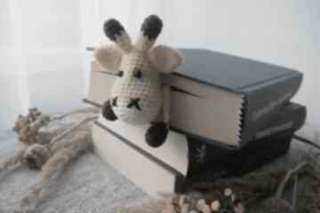 Zakładka do książki żyrafa dla dziecka wernika, na szydełku - mola książkowego