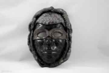 Dekoracyjna maska z ceramiki mistral, prezent, dekoracja