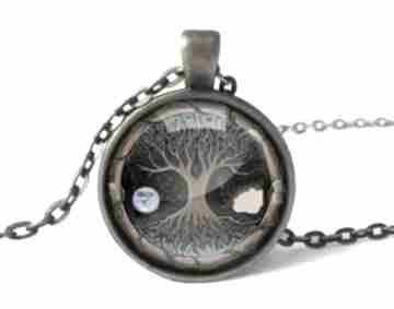 Siła natury - medalion z łańcuszkiem naszyjniki eggin egg, drzewo, symboliczny