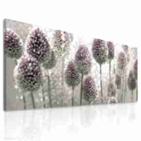 Obraz drukowany na płótnie kwiaty w ciepłych barwach - format 147x60cm 03125 ludesign gallery