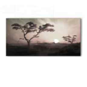 afryka 1 płótno malowany, pejzaż, krajobraz yenoo obraz, obrazy, afrykański, zachód