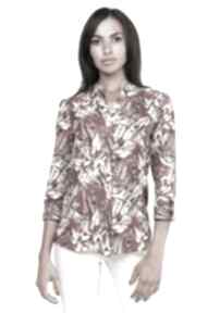Lekka koszula o luźnym kroju, k111 wzór bluzki lanti urban fashion - luźna, elegancka